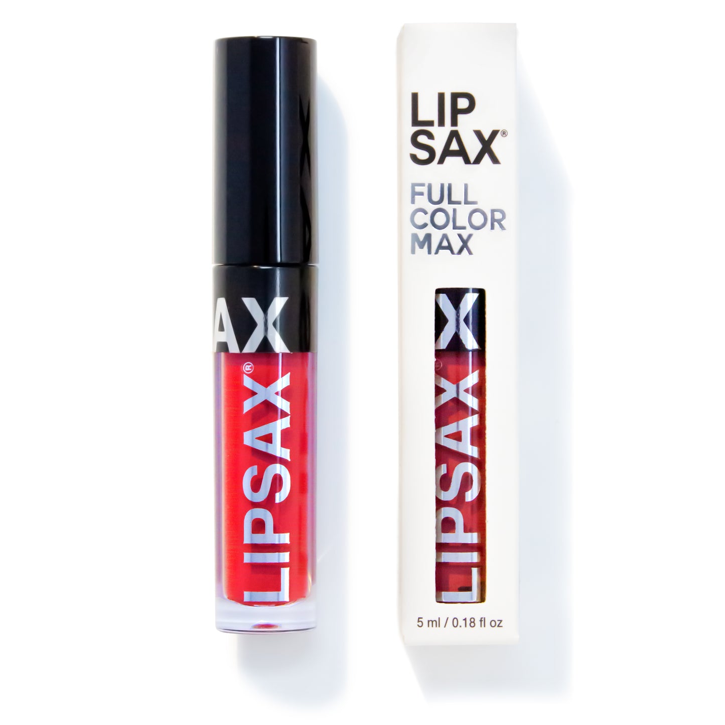 Lipsax Climax bottle next to box