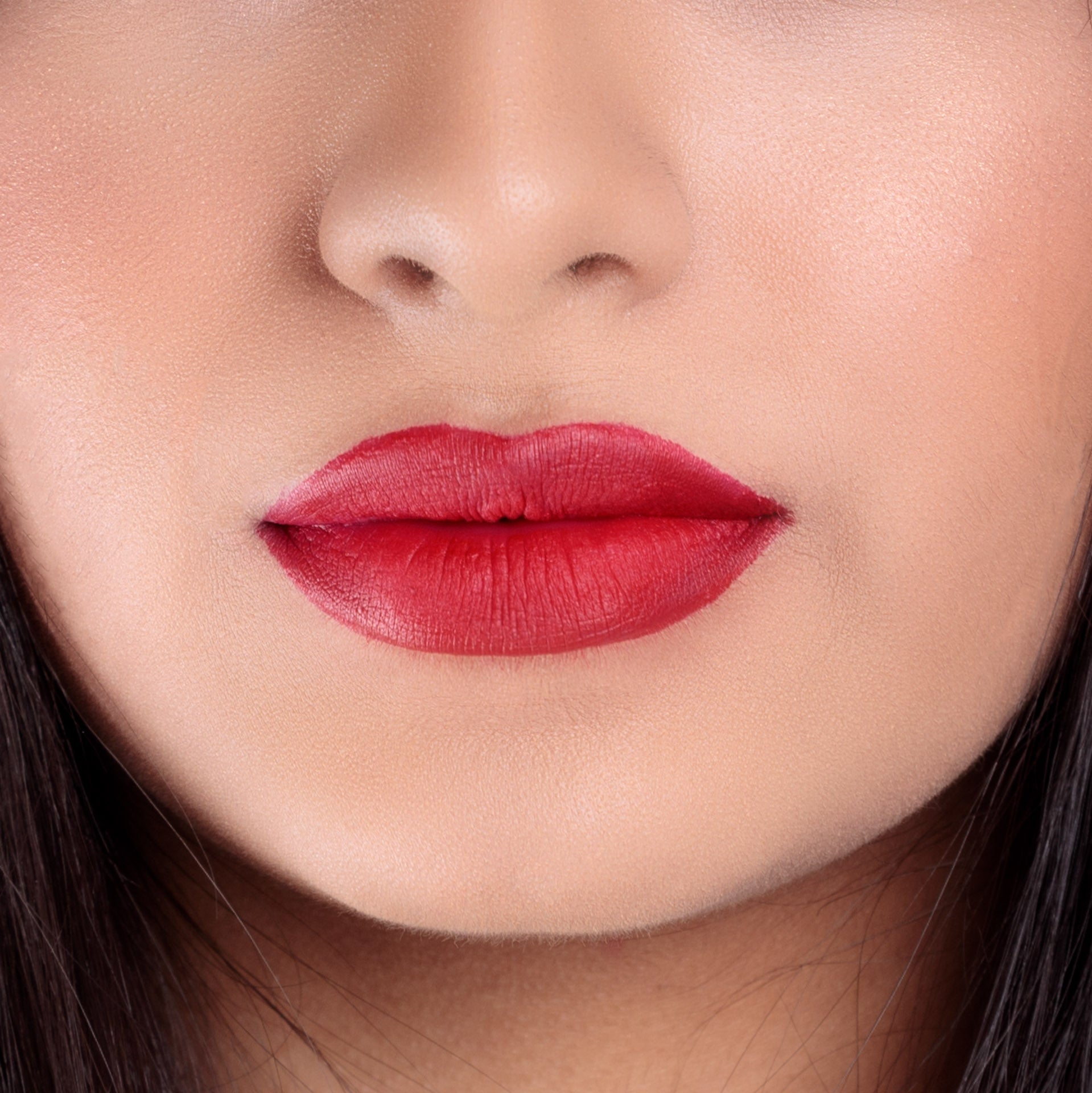 Closeup of Girls lips wearing LIPSAX in Climax