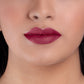 Closeup of a girls lips wearing LIPSAX in Mistress